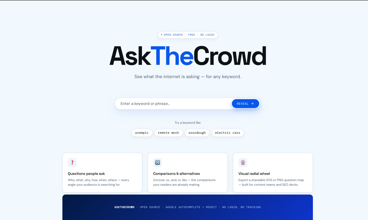 AskTheCrowd screenshot